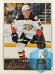 2015-16 Nick Ritchie Upper Deck Young Guns RC #496